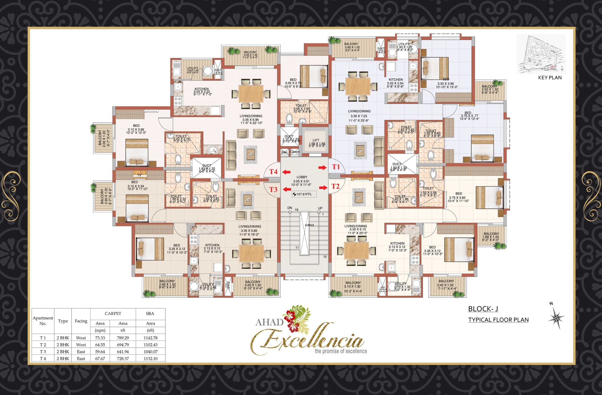Block J Floor Plans Ahad Excellencia